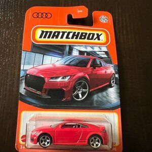 Matchbox 2019 Audi TT RS Coupe RED  49/102